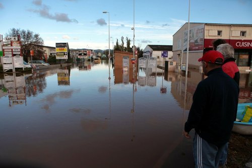 Inondation de la zone de la Palud à Frejus en Novembre 2011 - Source PATRICK CLEMENTE
