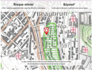 Immeuble situé dans le périmètre d'un PPR