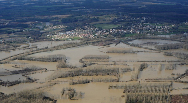 Inondations dans les Landes