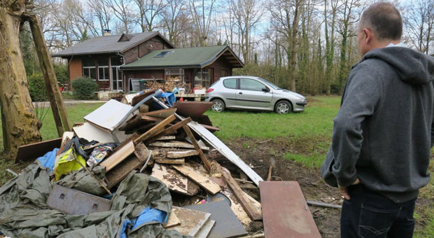 Sinistres après une inondation